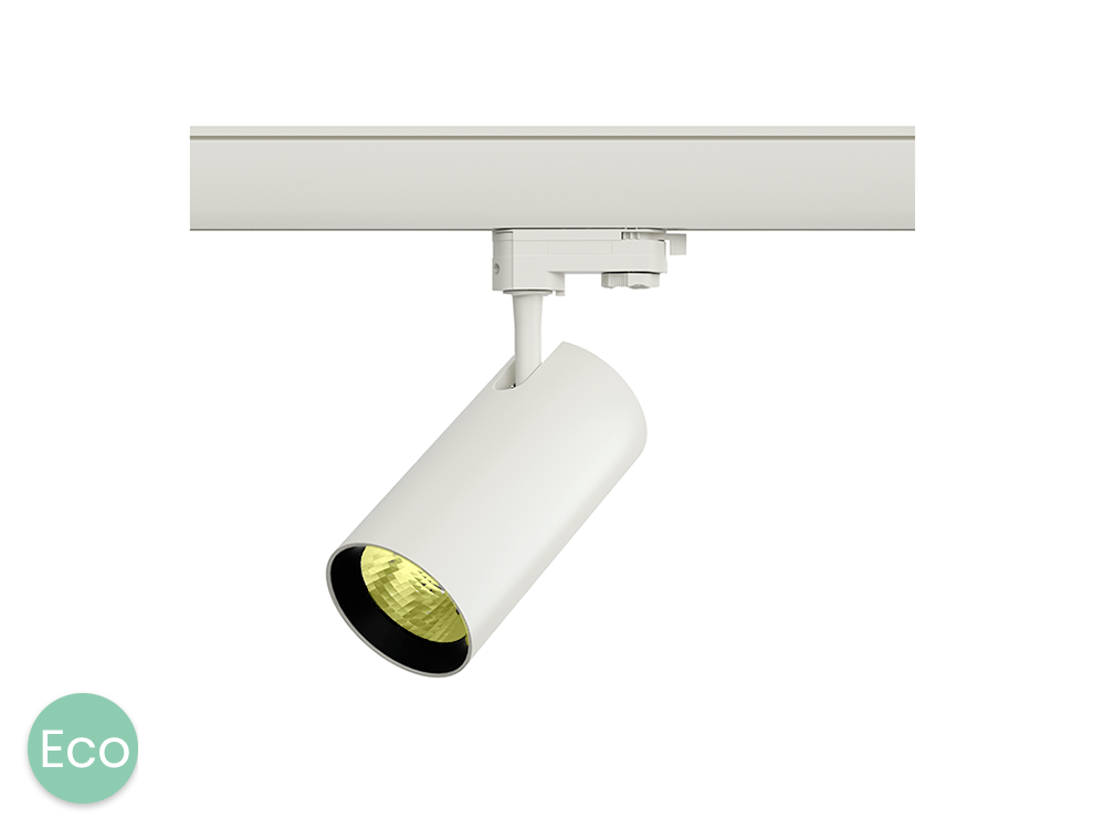 LED Railverlichting - 40° Lens - 10W - 3000K - Wit