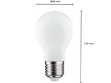 LED Lamp - E27 - 6.5W - 2700K - Dimbaar - Milky Glas